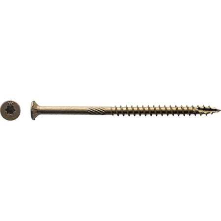 Big Timber No. 10 x 3-1/2 In. Bronze Flat Head Wood Screw, 54PK 1BTX10312